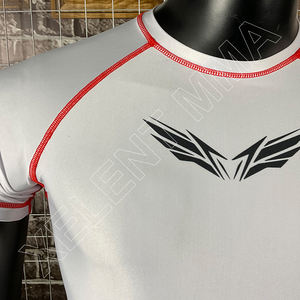 Sublimation Imprimé Spandex Bjj À Séchage Rapide Hommes Compression Chemise Top À Manches Longues Sport Baselayer Running Dry Rash Guard - Product Image 5