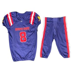 Nueva llegada uniforme de fútbol americano conjunto para los hombres al por mayor precio personalizado logotipo hombres uniforme de fútbol americano - Product Image 1