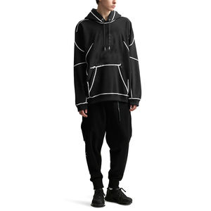 เสื้อฮู้ดดี้ผู้ชาย พรีเมียม ผ้าฝ้าย 100% หนานุ่ม ระบายอากาศดี ซิปหน้า ทรงปกติ ปักโลโก้ตามสั่ง สีพื้น สไตล์สตรีทแวร์ สำหรับฤดูหนาว - Product Image 5