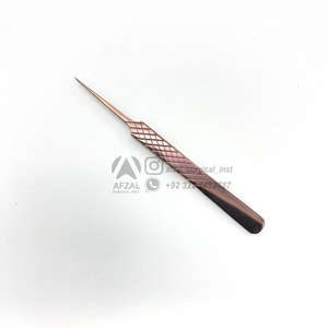 แหนบต่อขนตาแบบมีด้ามจับทำจากสแตนเลสอุปกรณ์สำหรับแยกขนตาโลโก้ตามสั่ง - Product Image 2