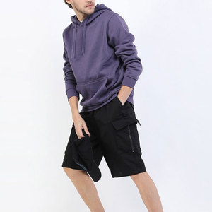 Nouvelle qualité Style classique hommes à capuche basique coton mélangé couleur unie grande taille séchage rapide hommes à capuche - Product Image 4