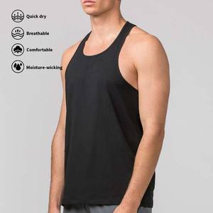 Diseño OEM personalizado camiseta sin mangas chaleco gimnasio ropa de hombre culturismo chaleco Fitness correr chaleco hombres camisetas sin mangas de talla grande - Product Image 3