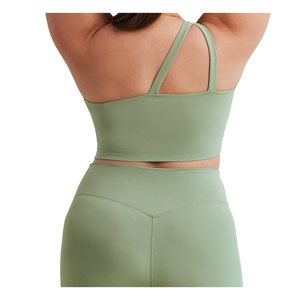 สปอร์ตบราเซ็กซี่เปิดไหล่ข้างเดียว2025ใหม่สปอร์ตบราสำหรับวิ่งออกกำลังกายในยิมฟิตเนสฟิตเนสสปอร์ต - Product Image 3