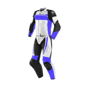 Motorbike Racing Leather Suit Men's Motorcycle Riding 100% Protection 100% Genuine Leather Racing Suit.