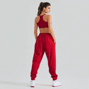 Gym Fitness Sweatpants <b>Women</b> Oversized Heavy Fleece Pants <b>Trouser</b> Pajama <b>Winter</b> Workout Baggy Sweatpants Ladies - Product Image 1