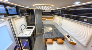 Remorque de camping en aluminium prête à être expédiée avec réfrigérateur pour camping-car et camping en véhicule - Vente flash - Product Image 4