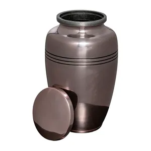 Urna de cremación grabada con acabado antiguo, cenizas funerarias, urna de almacenamiento de cenizas humanas superventas de calidad superior - Product Image 2