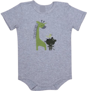 Combinaison unisexe 100% coton 190 g/m² avec impression sur la poitrine et bordure côtelée 1x1, fabrication ODM - Product Image 1