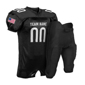 Vente chaude Football Américain Uniforme Ensemble Haute Qualité 100% Polyester Vêtements De Sport Formation Uniforme Américain Pas Cher Football Porter - Product Image 1