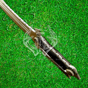 Couteau Bowie en acier D2 fait main avec poignée ergonomique en corne de cerf couteau de chasse professionnel avec gaine en cuir cadeau personnalisable - Product Image 4