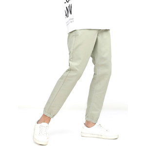 Joggers de alta calidad para hombre, pantalones de peso pesado 100% algodón, logotipo personalizado, patrón sólido, pantalón con cordón de moda, venta al por mayor - Product Image 2