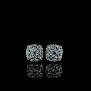 Pendientes étnicos de Plata de Ley 925 bellamente elaborados para mujer, brillantes D VVS, Diamantes de moissanita, compromiso chapado en oro - Product Image 1