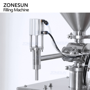 Máy Bơm Piston Động Cơ Servo Bán Tự Động ZONESUN Nước Ép Mứt Lỏng Kem Mỹ Phẩm Nước Sốt Nóng Máy Chiết Rót Chai - Product Image 4