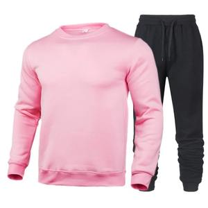 Nouveau pour hommes sweat à capuche cordon pantalon 2 pièces ensembles survêtement printemps hommes et femmes Sport marque sweats à capuche course - Product Image 1