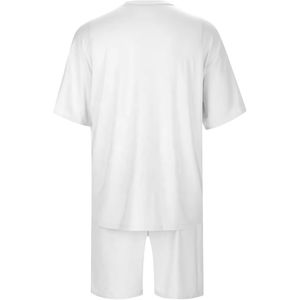 Ensemble 2 pièces de t-shirts et shorts pour hommes personnalisés du fabricant OEM Vêtements d'été décontractés avec logo imprimé Impression de logo personnalisée - Product Image 2