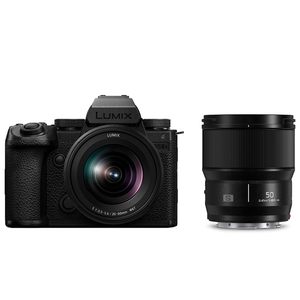 LUMIX S5II Mirrorless <b>Camera</b> Body with 20-60mm F/3.5-5.6 & 50mm F/1.8 Lenses Smart Charger & Shoulder <b>Bag</b> Included - Product Image 6