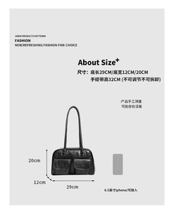 Bolso Bandolera Hobo para Mujer, Bolso de Mano Casual para Uso Diario, Bolso de Hombro Tipo Satchel para Mujer - Product Image 6