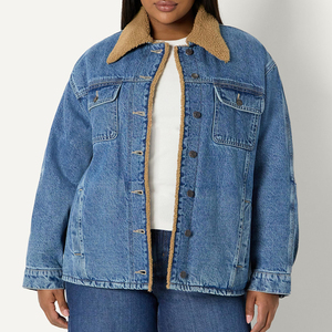 Veste en jean tendance, meilleur produit, pour vêtements pour femmes, texture lisse respirante, port confortable, veste en jean - Product Image 4