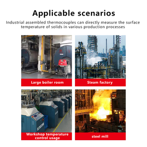 K/E loại vít cặp nhiệt điện M6 chủ đề cảm biến nhiệt độ thăm dò PT100 kháng nhiệt nén Mùa Xuân loại - Product Image 4