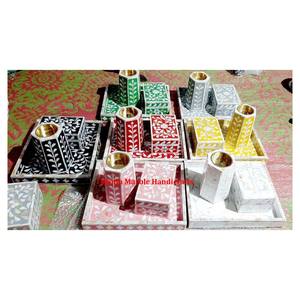 Producto hecho a mano de calidad superior de lujo, el mejor diseño, quemador Bakhoor con materiales de piedras preciosas de nácar, uso para artículos de regalo - Product Image 4