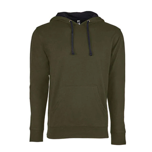 Next Level Sweat à capuche unisexe en éponge française Sweat à capuche en mélange de polyester et de coton de qualité supérieure Sweat à capuche avec poche pour hommes - Product Image 3