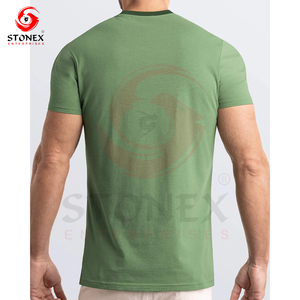 Venta al por mayor 100% algodón hombres camiseta de alta calidad de manga corta de ajuste suelto DTG impreso ropa de punto liso - Product Image 5