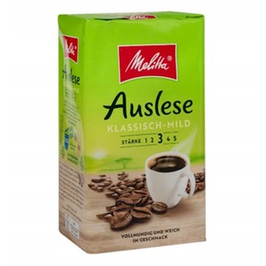 Café moulu Auslese Melitta le plus vendu 500g de qualité supérieure rôti allemand arôme corsé goût lisse parfait pour les Machines à expresso - Product Image 1