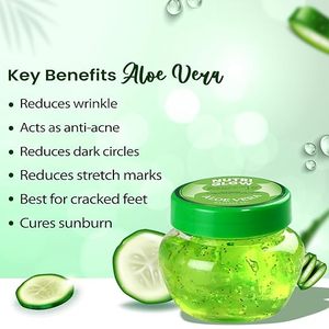 Gel d'aloe vera biologique à étiquette privée pour le visage, le corps et les cheveux, hydratant en profondeur, rafraîchissant et cicatrisant, gel en gros OEM/ODM - Product Image 4