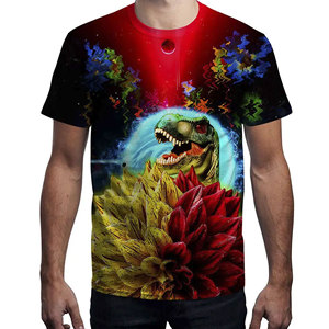 Vente en gros de t-shirts avec impression personnalisée par sublimation pour hommes t-shirts en polyester - Product Image 4