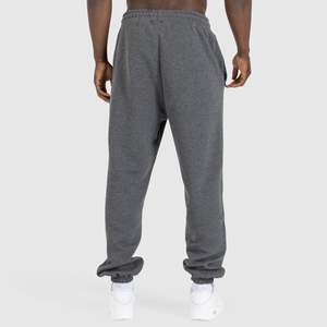 Pantalons de survêtement décontractés de qualité supérieure, légers, style baggy, avec poches, en molleton doux 100% coton pour hommes - Product Image 5