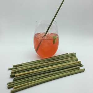 ขายส่งหลอดดื่ม Eco 100% หลอดหญ้าแบบกําหนดเองย่อยสลายได้นํามาใช้ใหม่ / หลอดหญ้าดื่มธรรมชาติดื่มเพื่อสุขภาพ - Product Image 4