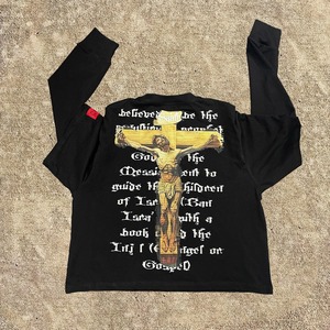2025 logotipo personalizado camiseta para hombre de doble capa de manga larga Camiseta Streetwear Vintage de gran tamaño lavado con ácido camiseta - Product Image 4