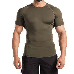 <b>Men</b> <b>Compression</b> Fitness Training <b>Shirt</b> Tight Sports Gym Bodybuilding Half Sleeve T-<b>Shirt</b> Black Running Gym <b>Compression</b> <b>Shirts</b> - Product Image 1