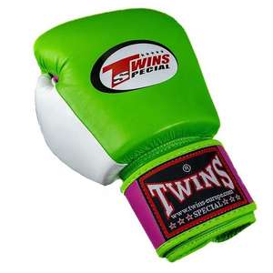 Gants de boxe pour adultes Twins multicolores Muay Thai Combat Sparring en cuir de vache véritable MMA Arts martiaux Kickboxing - Product Image 3