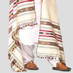 Men Traditional Wool <b>Shawl</b> Winter Soft <b>Warm</b> Breathable 300g Solid Color Classic <b>Wrap</b> Middle Eastern Design - Product Image 6