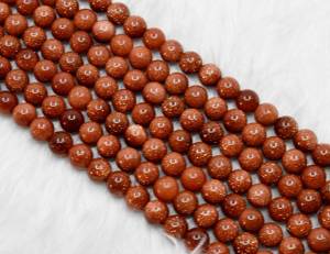 Premium Quality Wholesale Supply Anshul Impex <b>Bracelet</b> Making Carved Crystal Natural Stone Red Sandstone 10MM Beads - Product Image 2