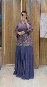 Luxury Moroccan Caftan <b>Dress</b> Women Traditional Embroidered Silk Elegant Long Sleeve Maxi <b>Dress</b> Handmade Ethnic Wedding Modest - Product Image 3