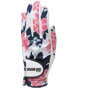 Gants de golf en peau de mouton Logo couleur et logo personnalisés gants de golf rose en cuir pur femmes antidérapant main léger - Product Image 1