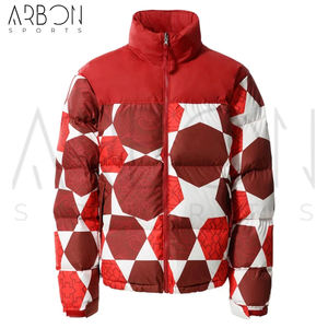 Chaud Durable Personnalisable Marque Coupe-Vent Respirant et Confortable Matelassé Chaud Extérieur Pour Automne et Hiver Puffer Veste À Capuche - Product Image 1