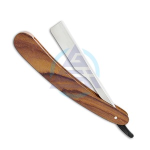 Navaja de Afeitar Clásica de Hoja Recta Personalizada para un Afeitado Profundo, Calidad de Salón, Corte de Barba Masculino Profesional - Product Image 1
