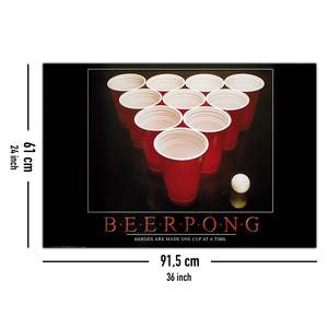 Affiche Beer Pong en papier résistant - Product Image 2