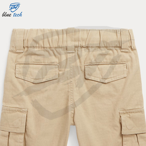 Short cargo d'été à poches multiples pour hommes Logo personnalisé Short cargo en coton pour le travail en plein air pour hommes - Product Image 5