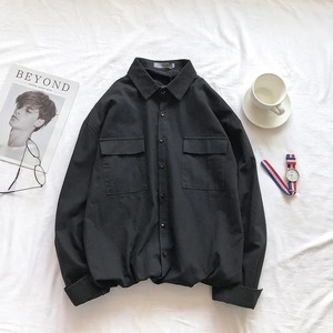 เสื้อแจ็กเก็ตผ้าสักหลาดลายสก็อตสำหรับผู้ชาย, เสื้อแจ็คเก็ตแขนยาวมีกระดุมมีฮู้ดสำหรับฤดูหนาว - Product Image 5