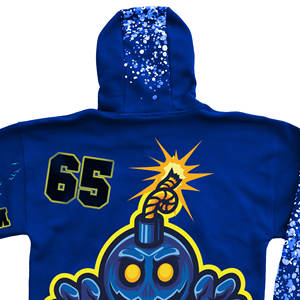 Men's Heavy Weight 100% Cotton Acid Wash Hoodies Sun Faded Embroidered Logo 450 OEM Fleece Print Different Colors for Winter <b>Boy</b> - Product Image 6