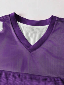 Camisetas de fútbol americano completamente personalizadas, camiseta cuadrada con cuello en V, uniforme de fútbol americano, camiseta de fútbol americano - Product Image 4