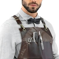 Tablier de coupe de cheveux multi-usages pour hommes, sangle de cou réglable, sans manches, cape de coiffure, cape de coiffure pour coiffeurs