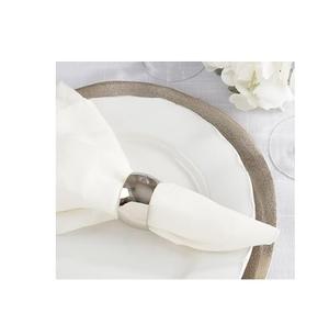 Round <b>Silver</b> Eco-Friendly <b>Napkin</b> Ring Holder Luxury Design Wedding Giveaways Table Top Decorative Metal <b>Napkin</b> Ring - Product Image 1
