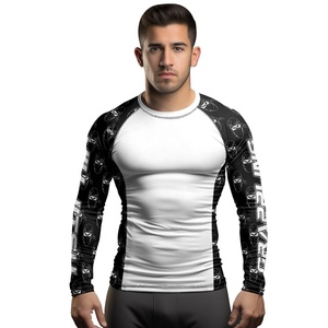 Camiseta de Compresión de Manga Larga para Hombre, Transpirable, Antibacteriana, Lisa, UPF 50, Protección Solar, Servicios OEM de Moda Urbana 2026 - Product Image 4