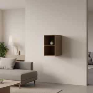 Vieste Natural Oak Open Suspended Base <b>Unit</b> <b>Wall</b> <b>Storage</b> <b>Unit</b> - Product Image 3