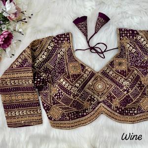 Blusas de Moda de Diseñador FABZONE Antiarrugas en Existencia para Mujer, Cuello Redondo Bordado, Top de Alta Costura, Estilo Casual - Product Image 3